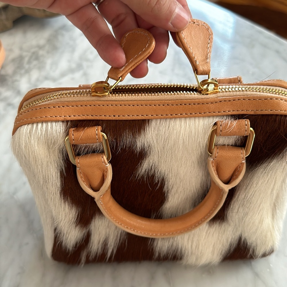 RARE FIND!! MINI BROTHER VELLIES LEATHER AND PONYHAIR BAG! - Picture 8 of 12